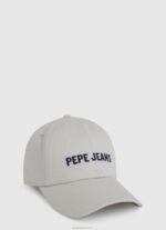 יֶלֶד 4N8XB1709 Pepe Jeans לבן כובע בסיסי עם לוגו רקום