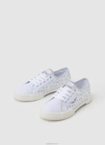⁦ילדה 4N8XB1323 Pepe Jeans לבן נעלי ספורט בסיסיות של brady shine⁩ – תמונה ⁦3⁩