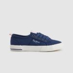 ילדה 4N8XB1324 Pepe Jeans חיל הים נעלי ספורט בסיסיות של בריידי