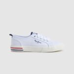ילדה 4N8XB1325 Pepe Jeans צבע קרם נעלי ספורט בסיסיות של בריידי