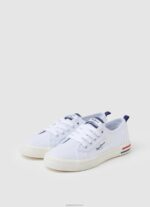 ⁦ילדה 4N8XB1325 Pepe Jeans צבע קרם נעלי ספורט בסיסיות של בריידי⁩ – תמונה ⁦3⁩