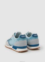 ⁦ילדה 4N8XB1328 Pepe Jeans כחול פסיפיק נעלי ספורט משולבות brit animal⁩ – תמונה ⁦4⁩