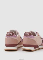 ⁦ילדה 4N8XB1329 Pepe Jeans ורוד סגול נעלי ספורט משולבות brit animal⁩ – תמונה ⁦4⁩