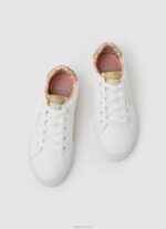 ⁦ילדה 4N8XB1330 Pepe Jeans לבן נעלי ספורט בסיסיות מדגל קנטון⁩ – תמונה ⁦2⁩