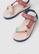 ⁦ילדה 4N8XB1335 Pepe Jeans וָרוֹד סנדלי בריכה סאלי טרק⁩ – תמונה ⁦3⁩