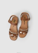 ⁦ילדה 4N8XB1337 Pepe Jeans לְהִשְׁתַזֵף סנדלי עור קלועים של אירמה⁩ – תמונה ⁦2⁩
