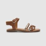 ילדה 4N8XB1337 Pepe Jeans לְהִשְׁתַזֵף סנדלי עור קלועים של אירמה