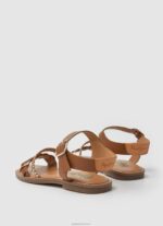 ⁦ילדה 4N8XB1337 Pepe Jeans לְהִשְׁתַזֵף סנדלי עור קלועים של אירמה⁩ – תמונה ⁦4⁩