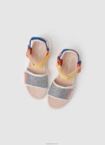 ⁦ילדה 4N8XB1339 Pepe Jeans כסף סנדלי ספורט סנדלי ventura⁩ – תמונה ⁦2⁩