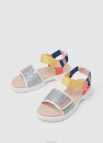 ⁦ילדה 4N8XB1339 Pepe Jeans כסף סנדלי ספורט סנדלי ventura⁩ – תמונה ⁦3⁩