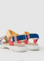 ⁦ילדה 4N8XB1339 Pepe Jeans כסף סנדלי ספורט סנדלי ventura⁩ – תמונה ⁦4⁩
