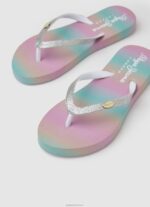 ⁦ילדה 4N8XB1349 Pepe Jeans כסף כפכפי חוף דורסט מילאנה⁩ – תמונה ⁦3⁩