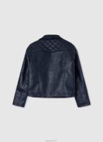 ⁦ילדה 4N8XB1356 Pepe Jeans dulwich מעיל אופנוענים של סופי⁩ – תמונה ⁦2⁩