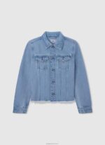 ילדה 4N8XB1357 Pepe Jeans דֵנִים ז'קט ג'ינס בכושר רגיל