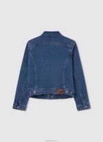 ⁦ילדה 4N8XB1358 Pepe Jeans דֵנִים ז'קט ג'ינס חדש ברי בהתאמה רגילה⁩ – תמונה ⁦2⁩