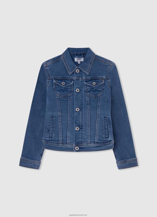 d799d79cd793d794_4n8xb1358_pepe_jeans_d793d6b5d7a0d6b4d799d79d_d796d7a7d798_d792d799d7a0d7a1_d797d793d7a9_d791d7a8d799_d791d794d7.jpg ילדה 4N8XB1358 Pepe Jeans דֵנִים ז'קט ג'ינס חדש ברי בהתאמה רגילה – תמונה 1