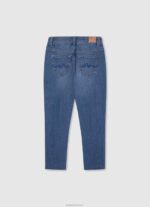 ⁦ילדה 4N8XB1362 Pepe Jeans דֵנִים ג'ינס בגזרה רגועה בגזרה גבוהה ויולט⁩ – תמונה ⁦2⁩