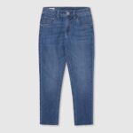 ילדה 4N8XB1362 Pepe Jeans דֵנִים ג'ינס בגזרה רגועה בגזרה גבוהה ויולט