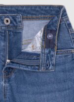 ⁦ילדה 4N8XB1362 Pepe Jeans דֵנִים ג'ינס בגזרה רגועה בגזרה גבוהה ויולט⁩ – תמונה ⁦3⁩