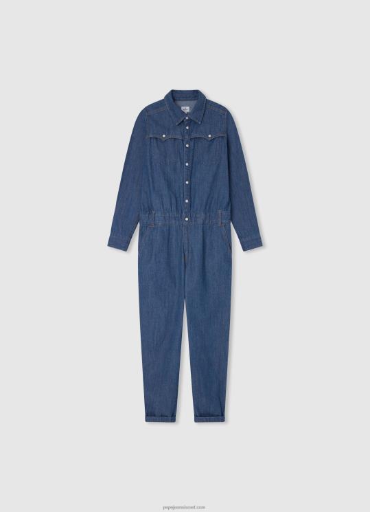 d799d79cd793d794_4n8xb1363_pepe_jeans_d793d6b5d7a0d6b4d799d79d_d7a1d7a8d791d79c_d792d799d7a0d7a1_d790d7a8d795d79a_d79ed79bd795d7.jpg ילדה 4N8XB1363 Pepe Jeans דֵנִים סרבל ג'ינס ארוך מכותנה – תמונה 1