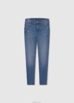 ילדה 4N8XB1365 Pepe Jeans דֵנִים פיקסל ג'ינס סקיני בגזרה גבוהה