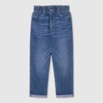 ילדה 4N8XB1366 Pepe Jeans דֵנִים ג'ינס בגזרת מותן גבוהה
