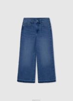 ילדה 4N8XB1367 Pepe Jeans דֵנִים ג'ינס בגזרה רחבה של jivey בגזרה גבוהה
