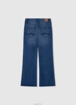 ⁦ילדה 4N8XB1368 Pepe Jeans דֵנִים ג'ינס מתרחב בגזרה גבוהה של willa jr⁩ – תמונה ⁦2⁩