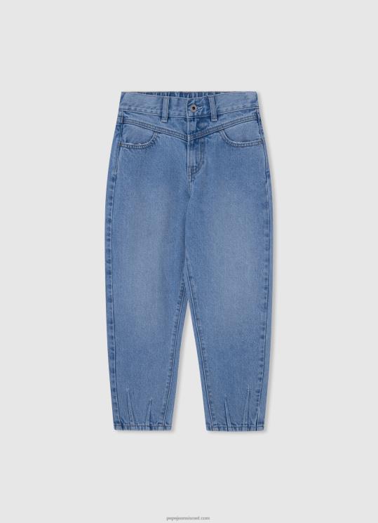d799d79cd793d794_4n8xb1369_pepe_jeans_d793d6b5d7a0d6b4d799d79d_d792d799d7a0d7a1_d791d79cd794_d791d7a2d79c_d79ed795d7aad79f_d792d7.jpg ילדה 4N8XB1369 Pepe Jeans דֵנִים ג'ינס בלה בעל מותן גבוה בהתאמה לבלון – תמונה 1