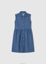 ⁦ילדה 4N8XB1386 Pepe Jeans מוּס ג'רלדין סרבל קצר פתוח⁩ – תמונה ⁦3⁩