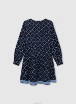 ⁦ילדה 4N8XB1387 Pepe Jeans רַב שמלה קצרה בהדפס גיאומטרי⁩ – תמונה ⁦2⁩