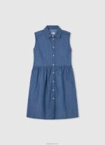 ⁦ילדה 4N8XB1387 Pepe Jeans רַב שמלה קצרה בהדפס גיאומטרי⁩ – תמונה ⁦5⁩
