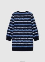 ⁦ילדה 4N8XB1391 Pepe Jeans dulwich שמלת מיני פסים מושפלים⁩ – תמונה ⁦2⁩