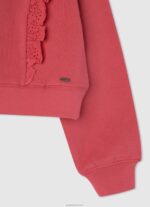 ⁦ילדה 4N8XB1403 Pepe Jeans סטודיו אדום מגשר צמר כותנה⁩ – תמונה ⁦3⁩