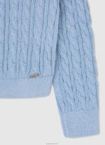 ⁦ילדה 4N8XB1406 Pepe Jeans מִפרָץ צווארון מעוגל ג'רזי קלוע⁩ – תמונה ⁦3⁩