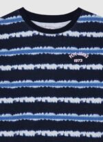 ⁦ילדה 4N8XB1408 Pepe Jeans dulwich מגשר כותנה עם פסים דהויים⁩ – תמונה ⁦3⁩