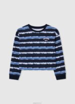 ⁦ילדה 4N8XB1410 Pepe Jeans מוּס ג'רזי פתוח בדוגמת פסים⁩ – תמונה ⁦5⁩