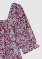 ⁦ילדה 4N8XB1418 Pepe Jeans רַב טופ סיטה עם צווארון מרובע⁩ – תמונה ⁦3⁩