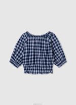 ⁦ילדה 4N8XB1419 Pepe Jeans רַב חלק עליון בהדפס שיילי משובץ⁩ – תמונה ⁦2⁩