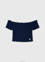 ⁦ילדה 4N8XB1426 Pepe Jeans לבן חולצה בהדפס לב⁩ – תמונה ⁦3⁩