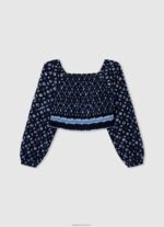 ⁦ילדה 4N8XB1429 Pepe Jeans רַב טופ סלמה קצוץ בכושר⁩ – תמונה ⁦2⁩