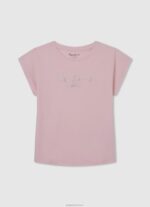 ⁦ילדה 4N8XB1432 Pepe Jeans זוהר גופיה מודפסת לוגו⁩ – תמונה ⁦3⁩
