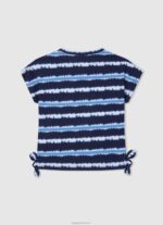 ⁦ילדה 4N8XB1463 Pepe Jeans dulwich חולצת כותנה עם פסים דהויים⁩ – תמונה ⁦2⁩
