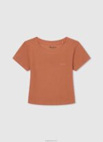 ⁦ילדה 4N8XB1463 Pepe Jeans dulwich חולצת כותנה עם פסים דהויים⁩ – תמונה ⁦4⁩