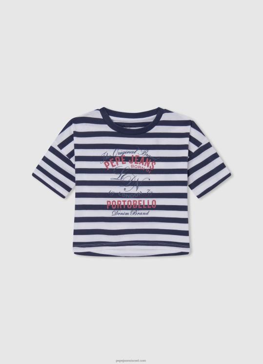 d799d79cd793d794_4n8xb1467_pepe_jeans_d790d795d7a7d799d799d7a0d795d7a1_d797d795d79cd7a6d7aa_d798d7a8d799d7a7d795_d791d794d793d7a.jpg ילדה 4N8XB1467 Pepe Jeans אוקיינוס חולצת טריקו בהדפס פסים – תמונה 1