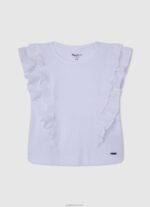 ⁦ילדה 4N8XB1483 Pepe Jeans רַב מכנסיים מודפסים פרחים⁩ – תמונה ⁦4⁩