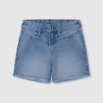 ילדה 4N8XB1486 Pepe Jeans דֵנִים מכנסי ג'ינס קצרים בכושר רגיל