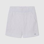 ילדה 4N8XB1487 Pepe Jeans מוּס מכנסי ג'יג'י קצרים עם פרטים פתוחים