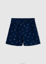 ⁦ילדה 4N8XB1490 Pepe Jeans דֵנִים מכנסי ג'ינס קצרים בהדפס פרחים קציצות⁩ – תמונה ⁦4⁩