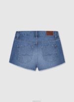 ⁦ילדה 4N8XB1491 Pepe Jeans דֵנִים מכנסי ג'ינס קצרים עם קציצות⁩ – תמונה ⁦2⁩